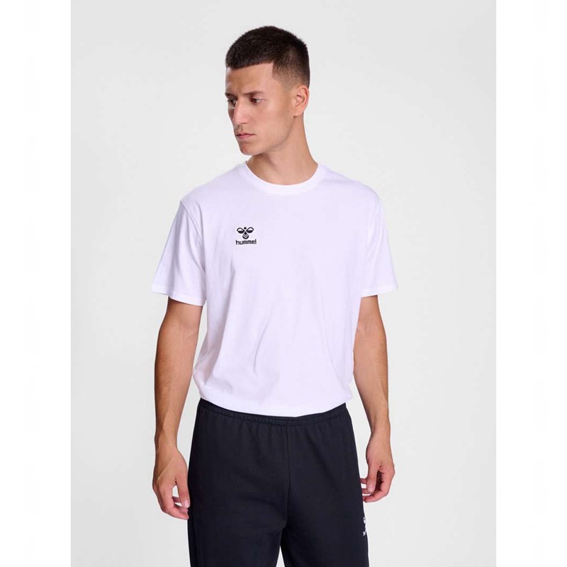 Hummel Go 2.0 S/S T-shirts Herren Weiß | 972746-436