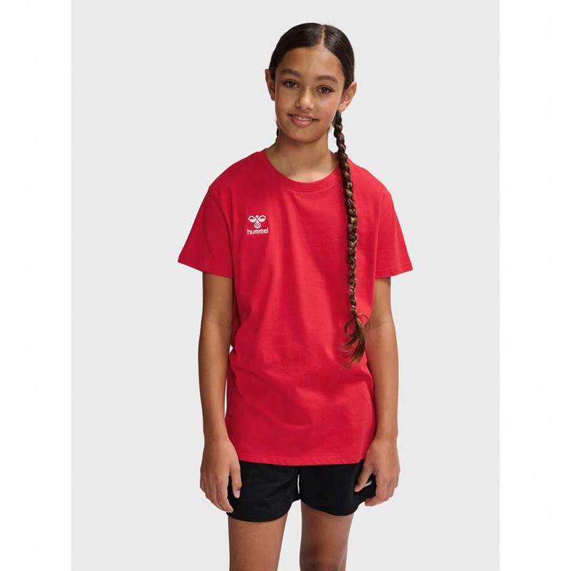 Hummel Go 2.0 S/S T-shirts Kinder Rot | 947588-275