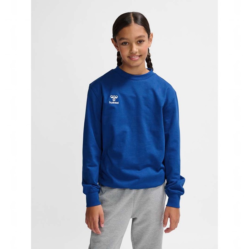 Hummel Go 2.0 Sweatshirts Kinder Blau | 489624-551