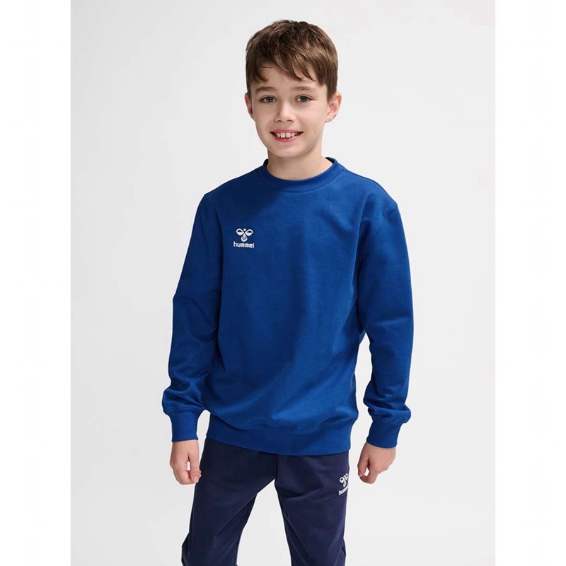 Hummel Go 2.0 Sweatshirts Kinder Blau | 489624-551