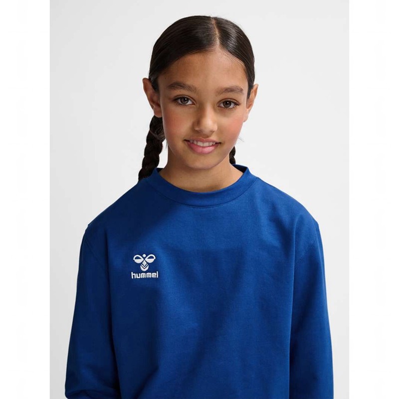 Hummel Go 2.0 Sweatshirts Kinder Blau | 489624-551