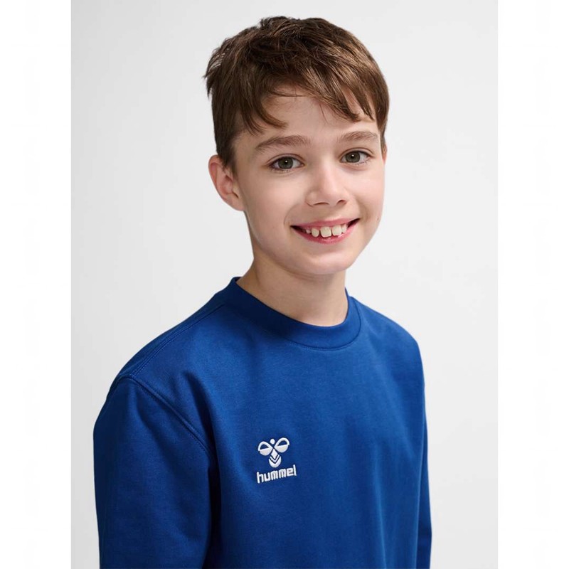Hummel Go 2.0 Sweatshirts Kinder Blau | 489624-551