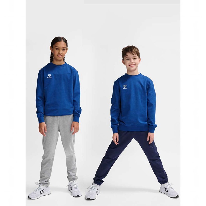 Hummel Go 2.0 Sweatshirts Kinder Blau | 489624-551
