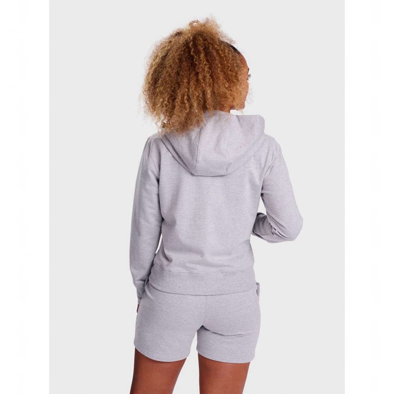 Hummel Go 2.0 Zip Hoodie Damen Grau | 984961-599