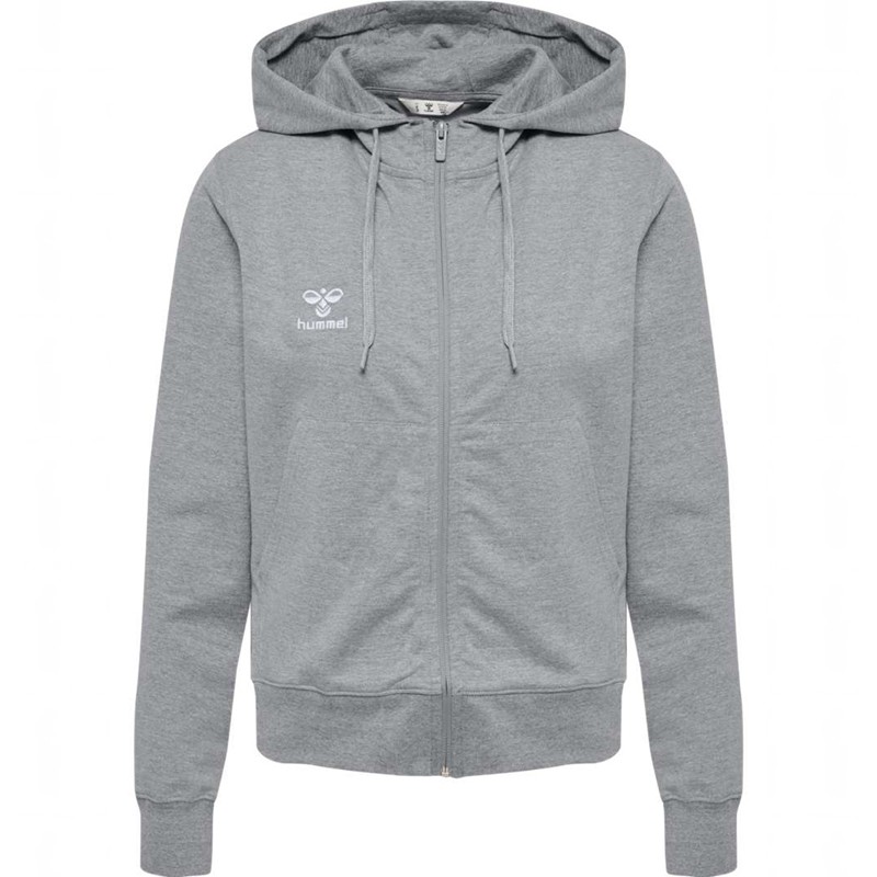 Hummel Go 2.0 Zip Hoodie Damen Grau | 984961-599
