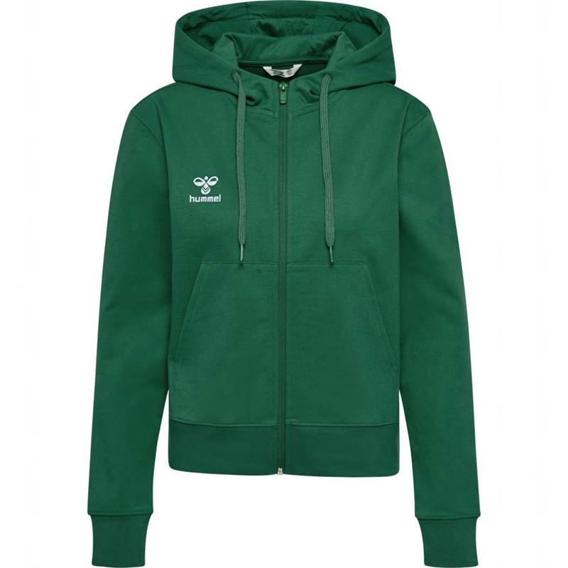 Hummel Go 2.0 Zip Hoodie Damen Grün | 133217-787