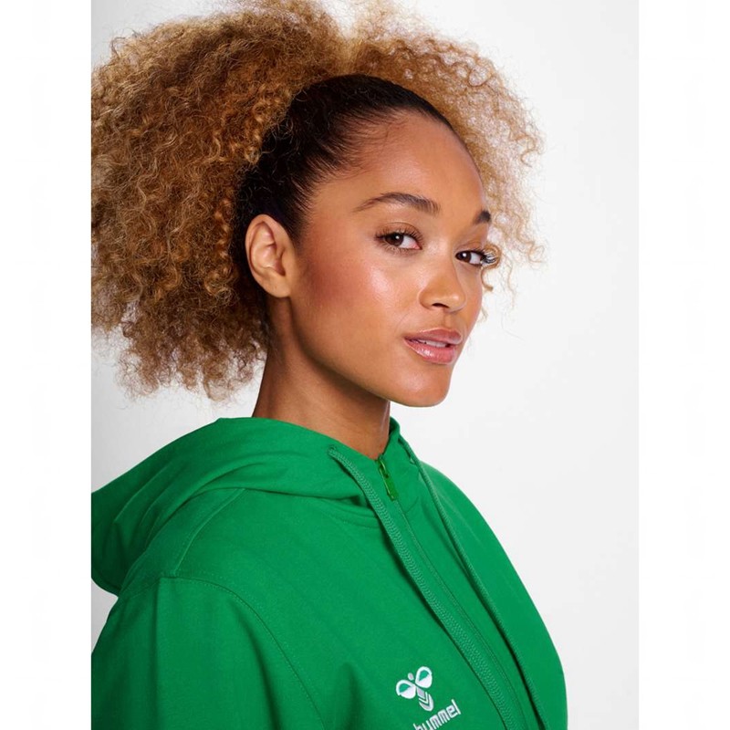 Hummel Go 2.0 Zip Hoodie Damen Grün | 246449-881