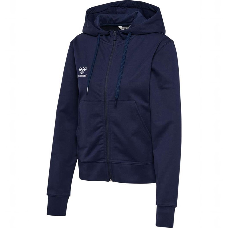 Hummel Go 2.0 Zip Hoodie Damen Navy | 894437-528