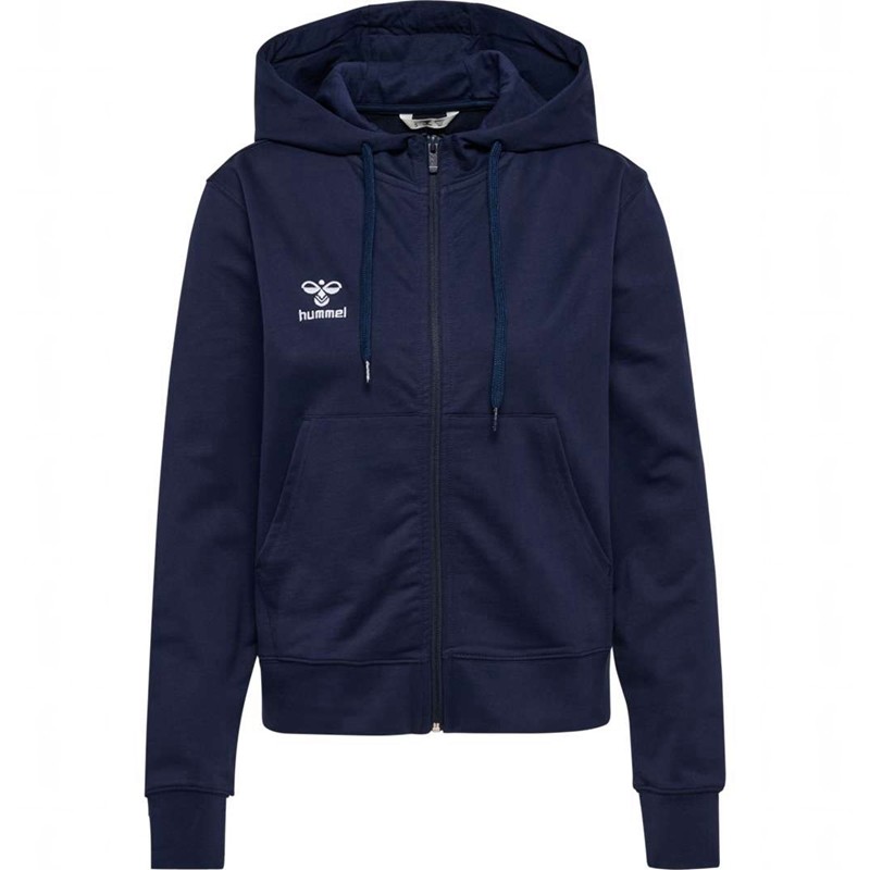 Hummel Go 2.0 Zip Hoodie Damen Navy | 894437-528