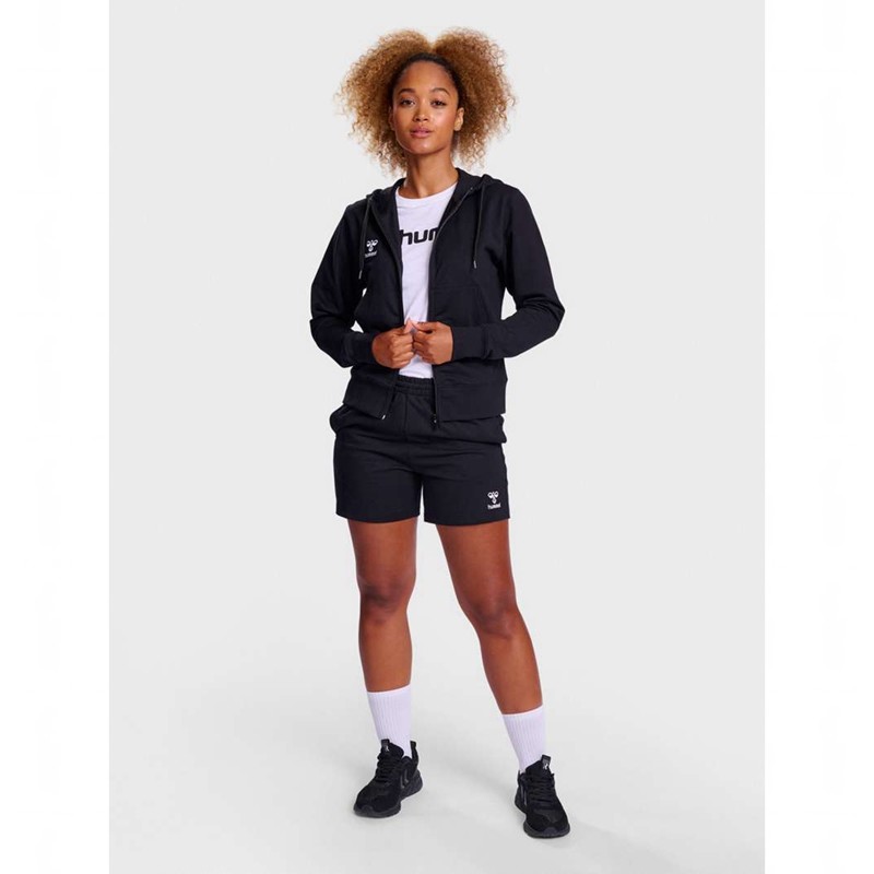 Hummel Go 2.0 Zip Hoodie Damen Schwarz | 985688-948