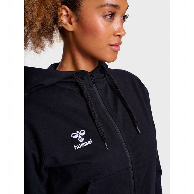 Hummel Go 2.0 Zip Hoodie Damen Schwarz | 985688-948