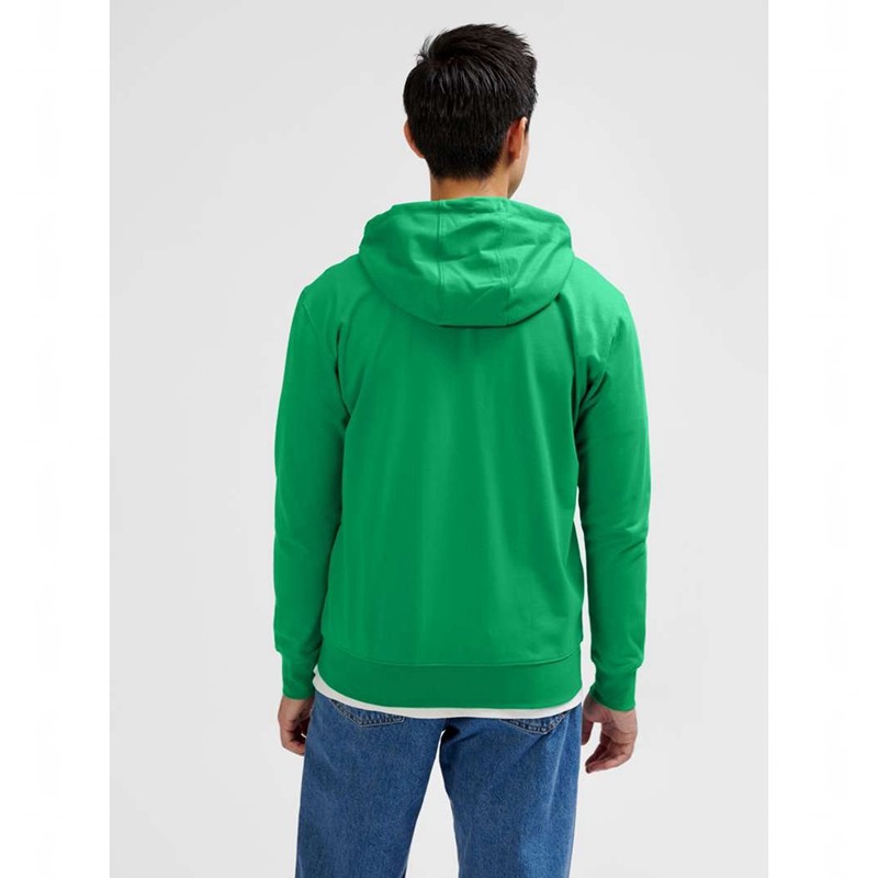 Hummel Go 2.0 Zip Hoodie Herren Grün | 096384-135
