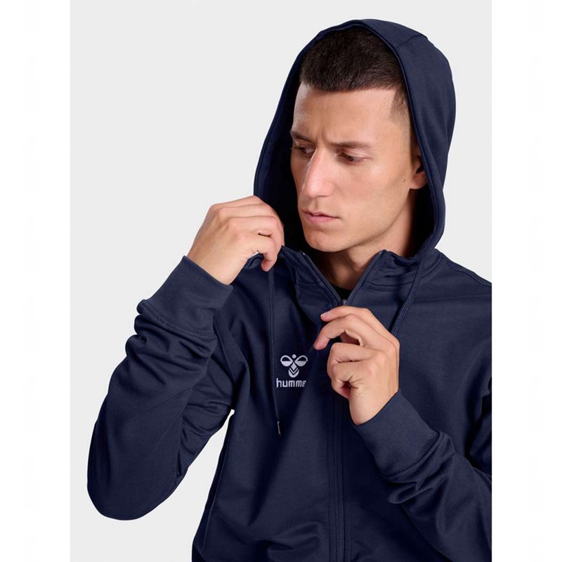 Hummel Go 2.0 Zip Hoodie Herren Navy | 551801-092