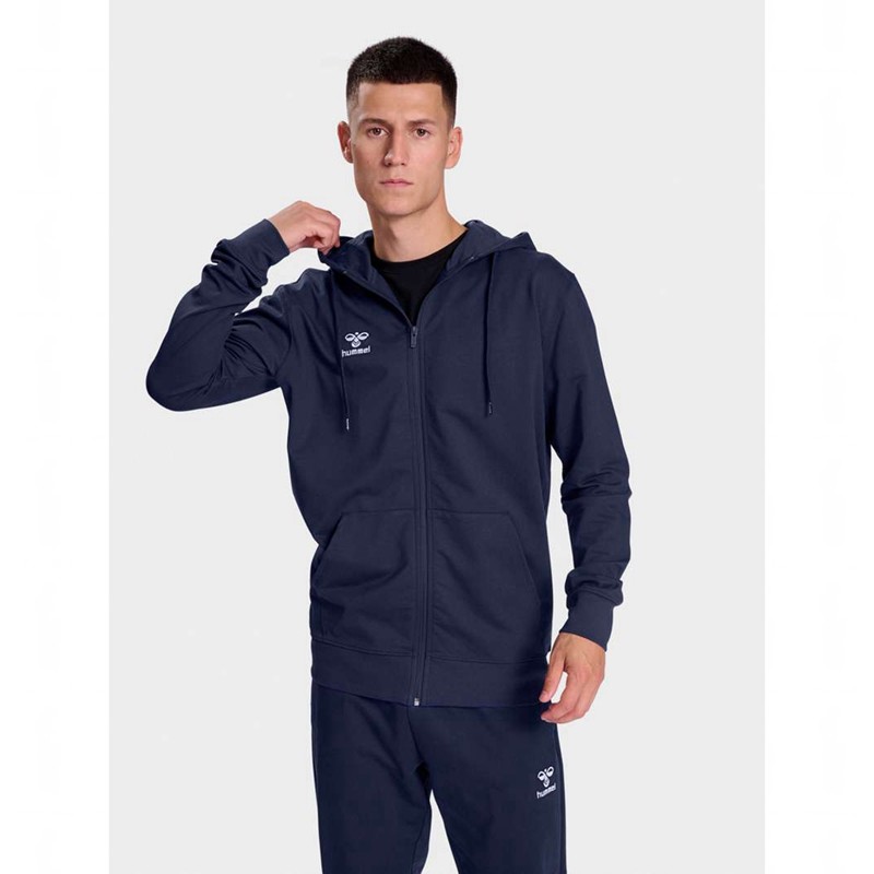 Hummel Go 2.0 Zip Hoodie Herren Navy | 551801-092