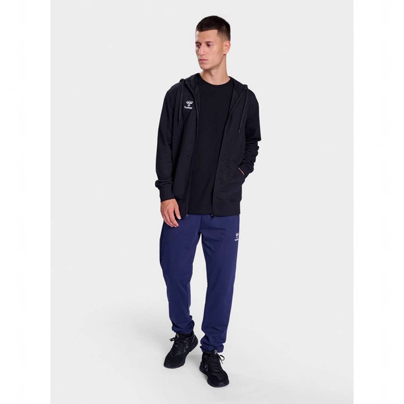 Hummel Go 2.0 Zip Hoodie Herren Schwarz | 045483-206