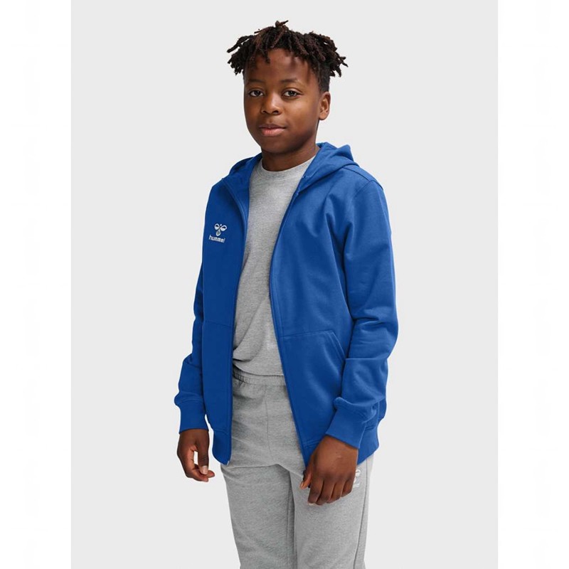 Hummel Go 2.0 Zip Hoodie Kinder Blau | 733328-152