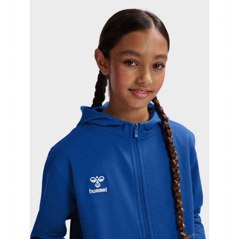 Hummel Go 2.0 Zip Hoodie Kinder Blau | 733328-152