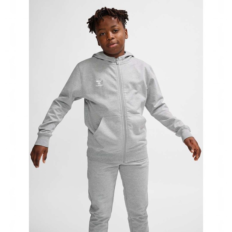 Hummel Go 2.0 Zip Hoodie Kinder Grau | 564498-056