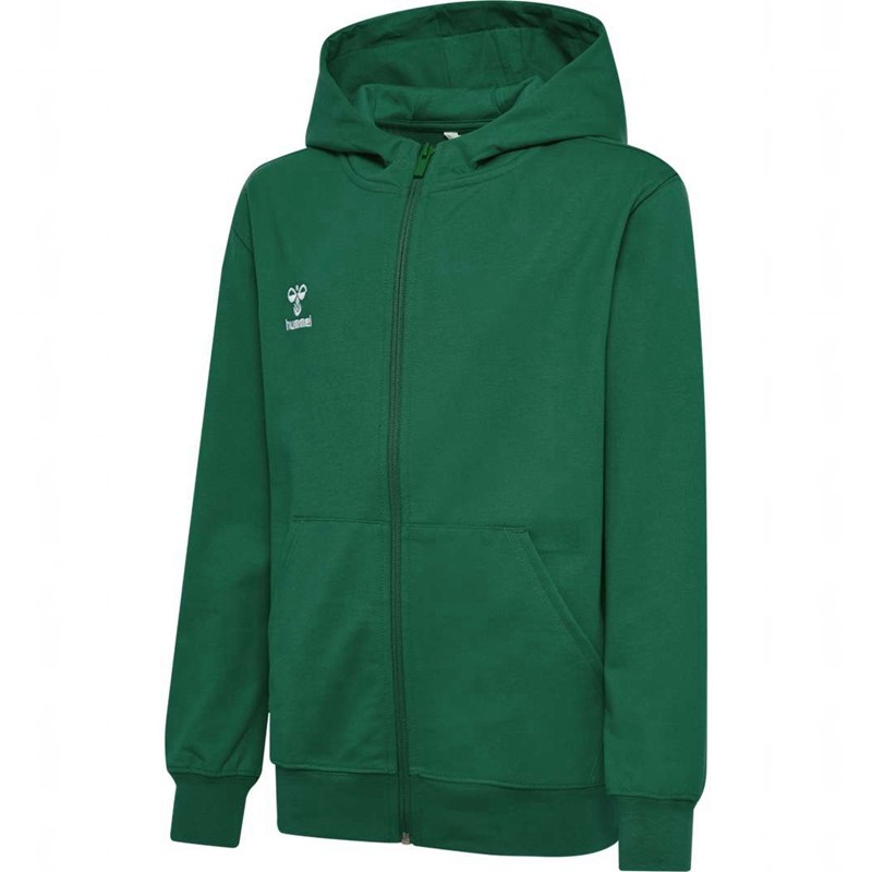 Hummel Go 2.0 Zip Hoodie Kinder Grün | 084350-293