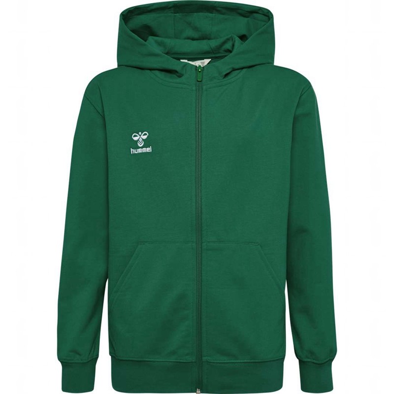 Hummel Go 2.0 Zip Hoodie Kinder Grün | 084350-293