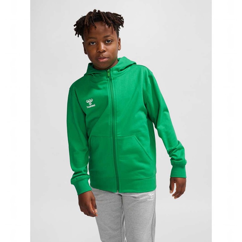 Hummel Go 2.0 Zip Hoodie Kinder Grün | 824761-230