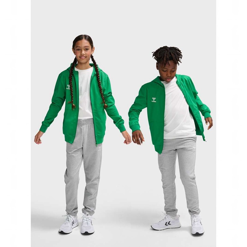 Hummel Go 2.0 Zip Hoodie Kinder Grün | 824761-230