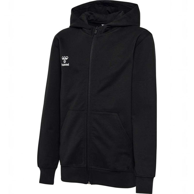 Hummel Go 2.0 Zip Hoodie Kinder Schwarz | 793624-285