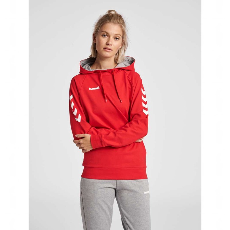 Hummel Go Cotton Hoodie Damen Rot | 897401-896