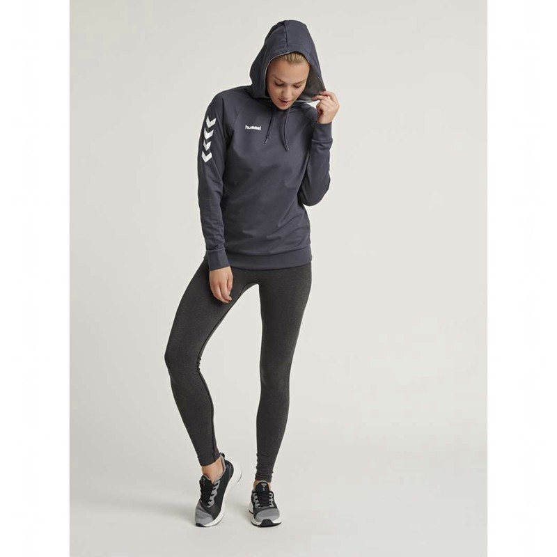 Hummel Go Cotton Hoodie Damen Schwarz | 578142-668