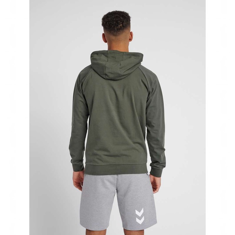 Hummel Go Cotton Logo Hoodie Herren Olivgrün | 501808-991