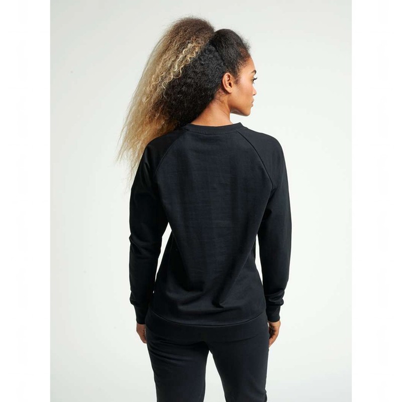 Hummel Go Cotton Logo Sweatshirts Damen Schwarz | 498009-404