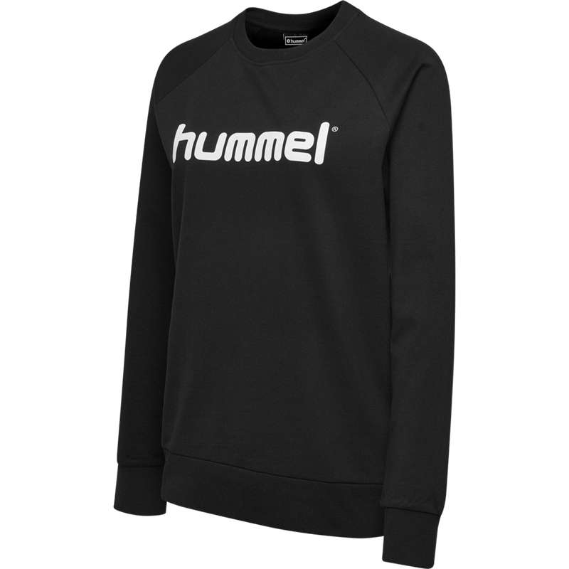 Hummel Go Cotton Logo Sweatshirts Damen Schwarz | 498009-404