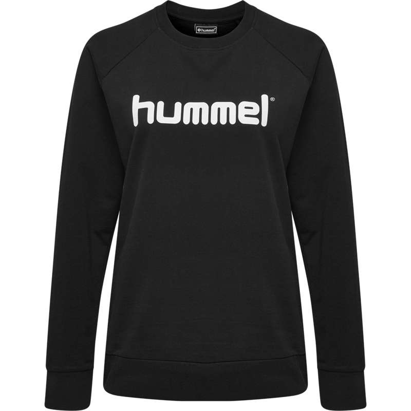 Hummel Go Cotton Logo Sweatshirts Damen Schwarz | 498009-404