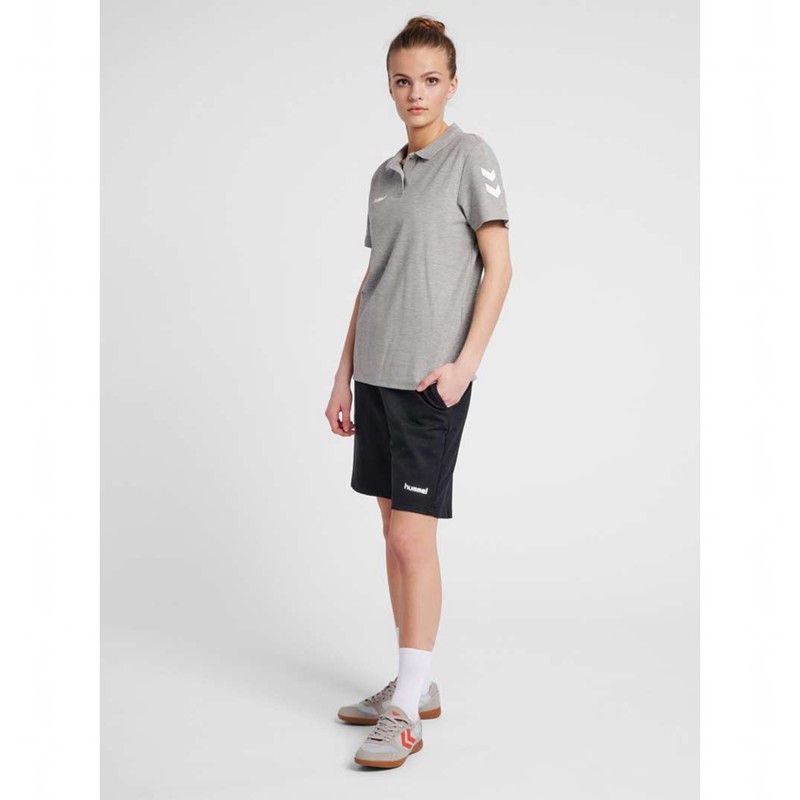 Hummel Go Cotton Polo Jacken Damen Grau | 753337-541