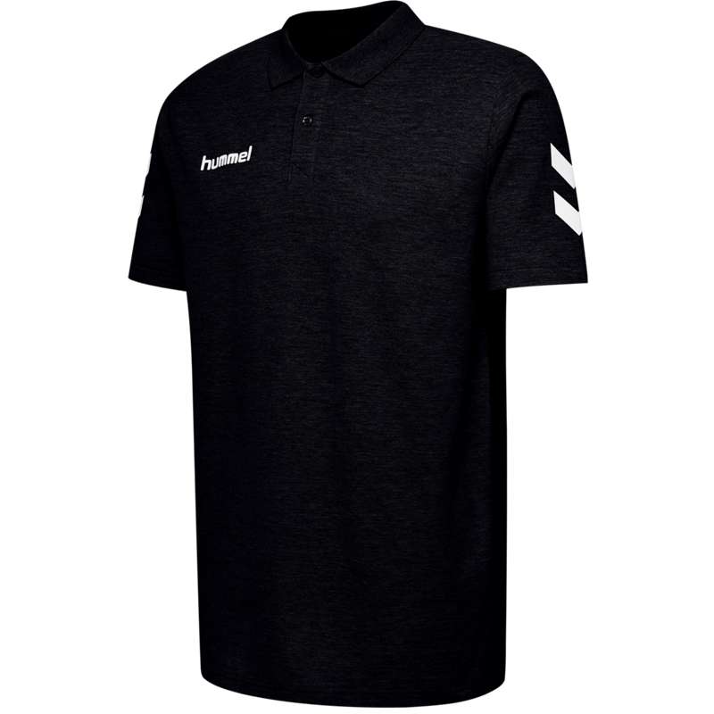 Hummel Go Cotton Polo Shirts Herren Schwarz | 079085-557