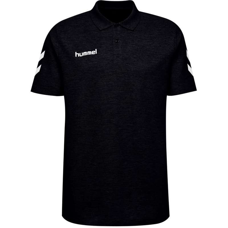 Hummel Go Cotton Polo Shirts Herren Schwarz | 079085-557