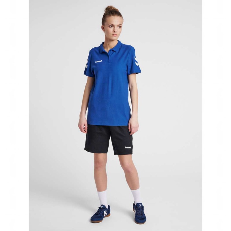 Hummel Go Cotton Polo T-shirts Damen Blau | 954744-326