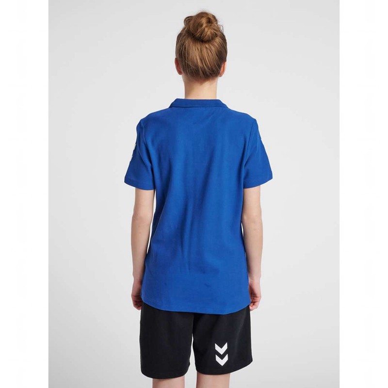 Hummel Go Cotton Polo T-shirts Damen Blau | 954744-326