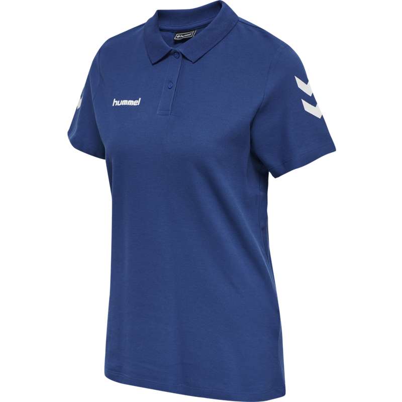 Hummel Go Cotton Polo T-shirts Damen Blau | 954744-326
