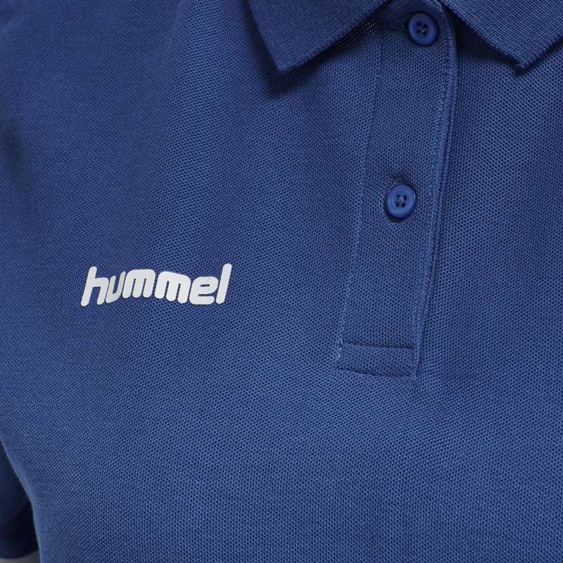 Hummel Go Cotton Polo T-shirts Damen Blau | 954744-326
