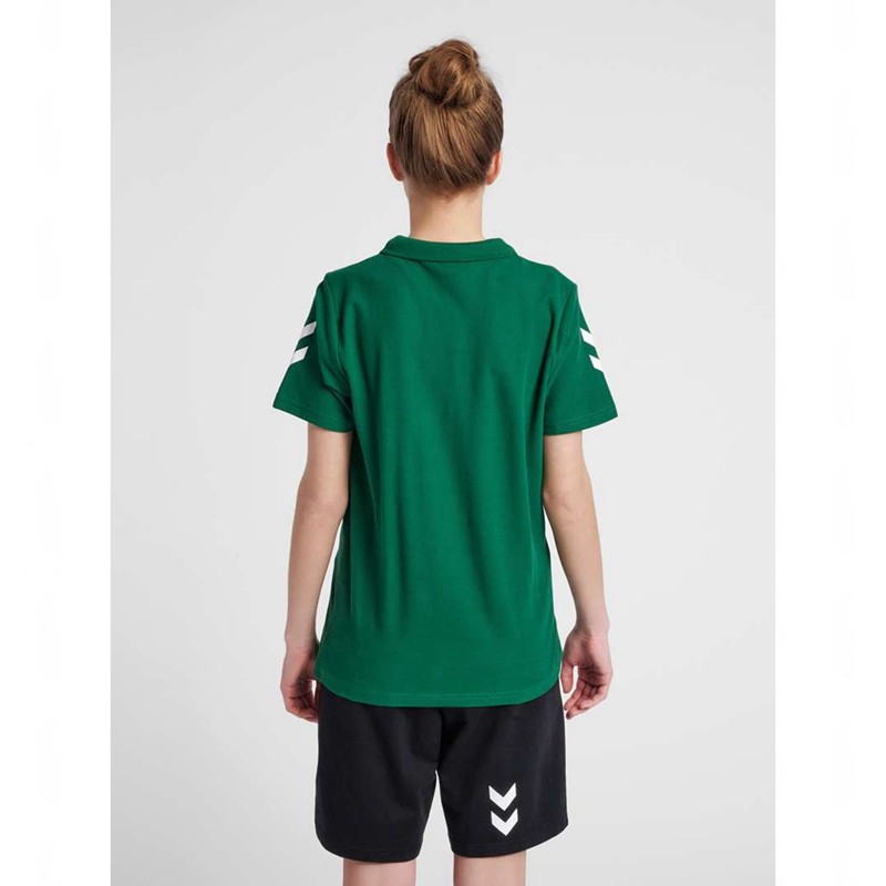 Hummel Go Cotton Polo T-shirts Damen Grün | 774447-600