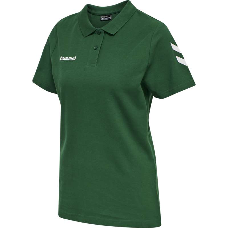 Hummel Go Cotton Polo T-shirts Damen Grün | 774447-600