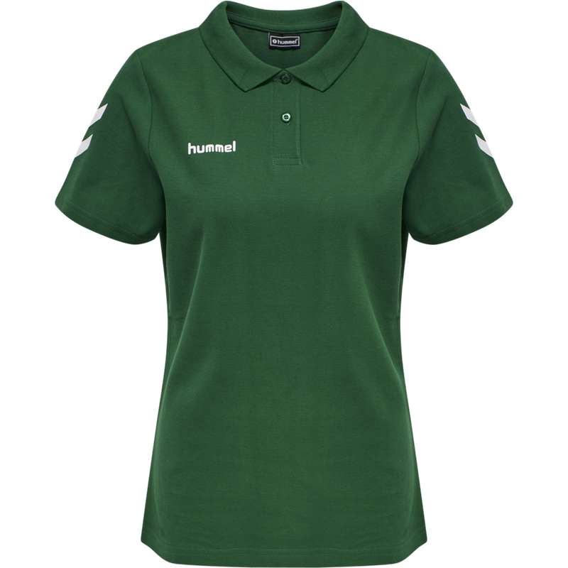 Hummel Go Cotton Polo T-shirts Damen Grün | 774447-600