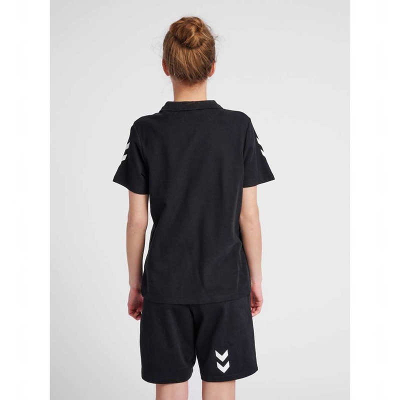 Hummel Go Cotton Polo T-shirts Damen Schwarz | 703226-416