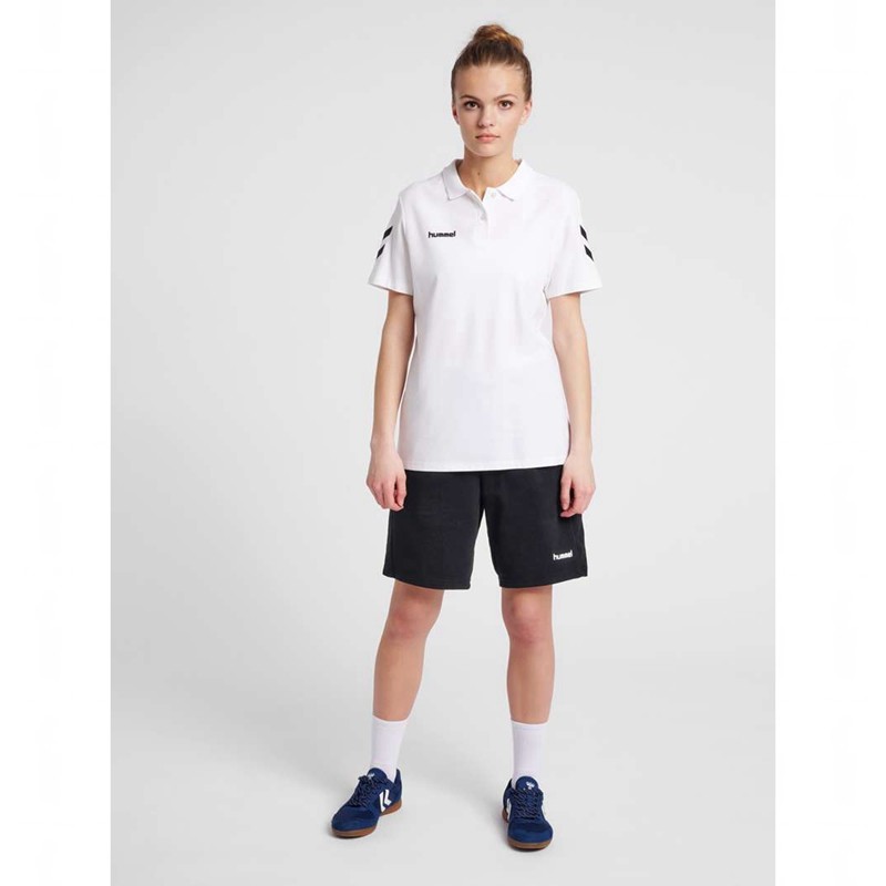 Hummel Go Cotton Polo T-shirts Damen Weiß | 302470-943
