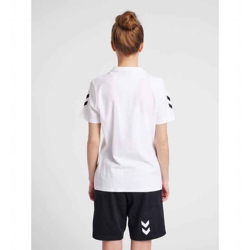 Hummel Go Cotton Polo T-shirts Damen Weiß | 302470-943