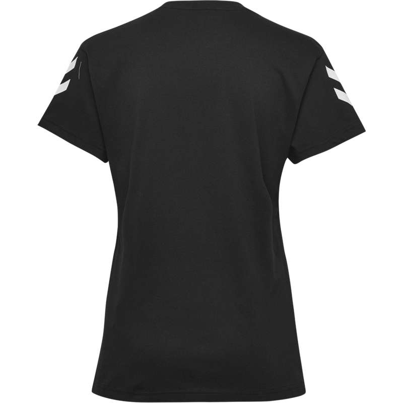Hummel Go Cotton S/S Hoodie Damen Schwarz | 063359-885