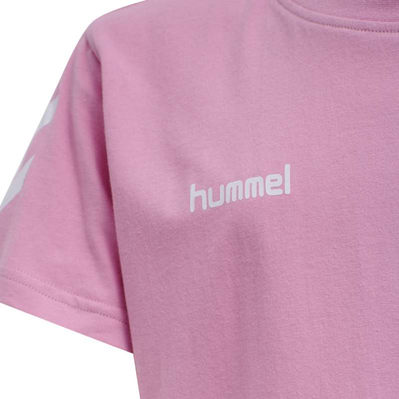 Hummel Go Cotton S/S Jogginghose Kinder Rosa | 992890-612