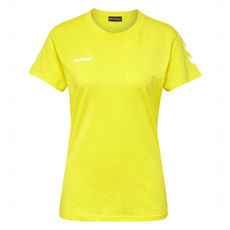 Hummel Go Cotton S/S T-shirts Damen Gelb | 460139-979