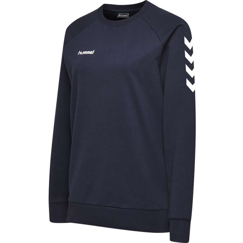 Hummel Go Cotton Sweatshirts Damen Navy | 210816-489